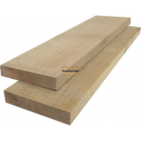 Planken eiken - onbehandeld fijnbezaagd 35x200 4000 mm