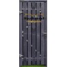 Poort zwart 110cm breed 195cm hoog