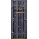 poort zwart 140cm breed 195cm hoog