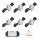 LED inbouwspot Pals bas | warmwit | set van 6