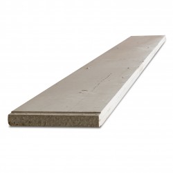 onderplaat wit/grijs beton 184x26cm