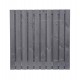 zwart schuttingscherm 21 planks