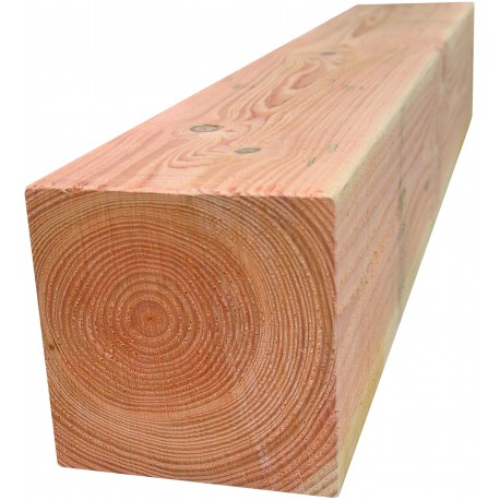 Douglas paal - fijnbezaagd/vers 150x150 4000 mm
